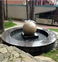 Сфера гранит фонтан 3D шар (518901) ∅ 750 мм. Чехов