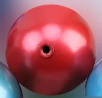 Ёлочный шар красный (518840) ∅ 500 мм. Чехов