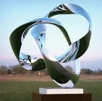 Кольца из нержавеющей стали скульптура (518288) производство арт-объект в Чехове