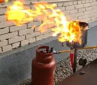 Газовая горелка электро розжиг (514267) монтаж вечный огонь ø 154 мм. ветроустойчивая  в Чехове