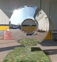 Линза арт декор (519061) ∅ 2000 сталь AISI304 Чехов 
