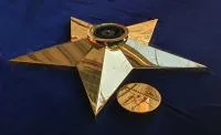 Звезда латунь ø 1100 мм. (514225) монтаж комплект горелка ГВД 379 10 89 00 ПС вечный огонь пустотелая  в Чехове