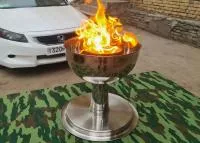 Чаша торжественного огня афины (51756458) производство для ø 360 мм. ветроустойчивая в Чехове